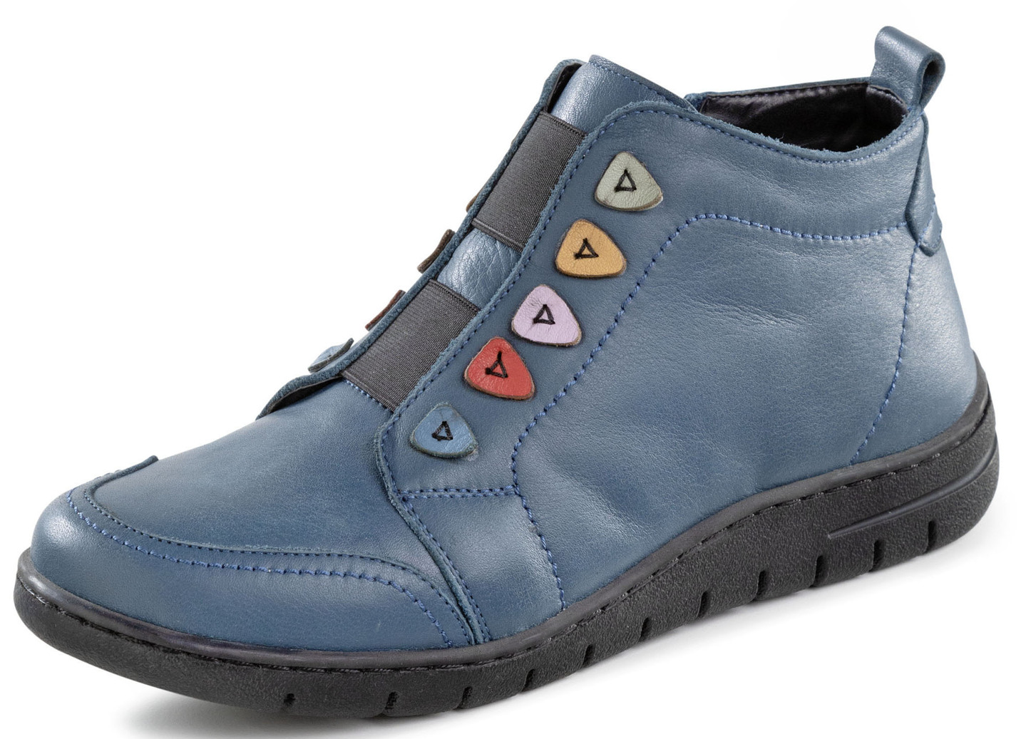 ELENA EDEN, gefütterte Damen-Boots, Winterschuhe, Weite H, mit herausnehmbarem Fußbett, Jeans, Größe 37 von ELENA EDEN