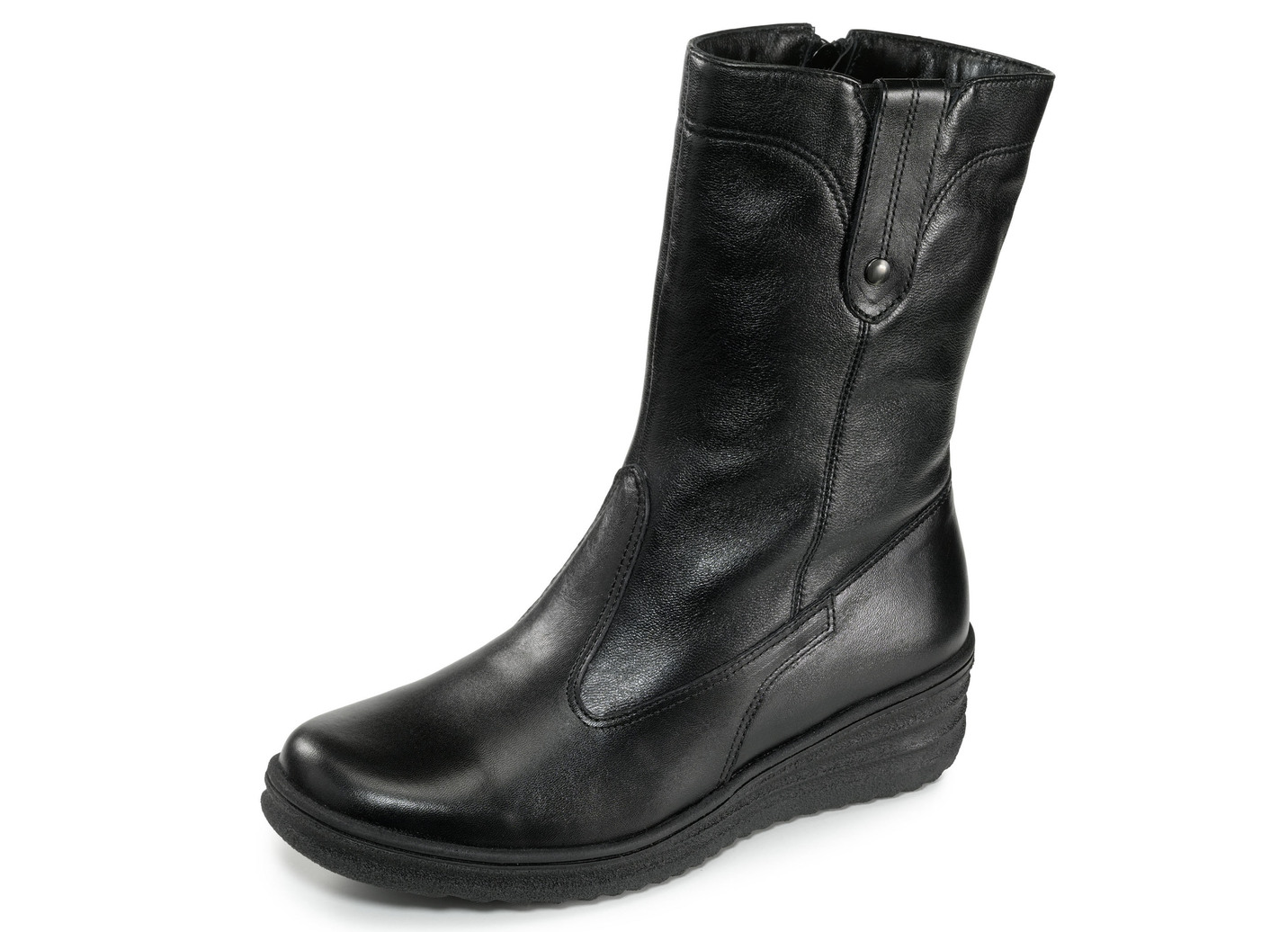 ELENA EDEN, gefütterte Damen-Stiefel, Winterschuhe, Weite H, mit Lammfell, Schwarz, Größe 39 ELENA EDEN, gefütterte Damen-Stiefel, Winterschuhe, Weite H, mit Lammfell, Schwarz, Größe 39 von ELENA EDEN