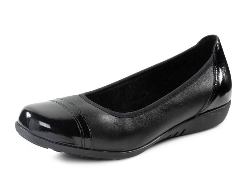 ELENA EDEN, klassische Damen-Ballerinas, Weite G, mit herausnehmbarem Fußbett, Schwarz, Größe 40 ELENA EDEN, klassische Damen-Ballerinas, Weite G, mit herausnehmbarem Fußbett, Schwarz, Größe 40 von ELENA EDEN