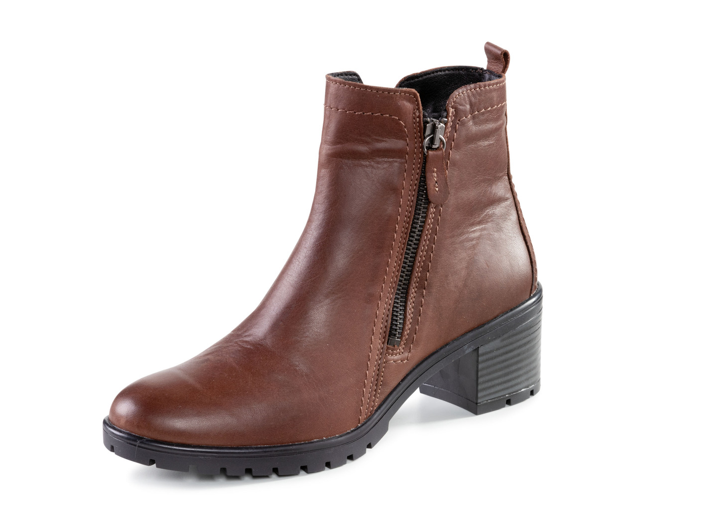 ELENA EDEN, klassische Damen-Stiefeletten, Winterschuhe, Weite G, mit herausnehmbarem Fußbett, Marone, Größe 40 von ELENA EDEN