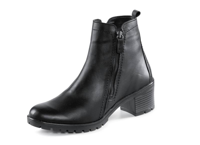 ELENA EDEN, klassische Damen-Stiefeletten, Winterschuhe, Weite G, mit herausnehmbarem Fußbett, Schwarz, Größe 41 von ELENA EDEN