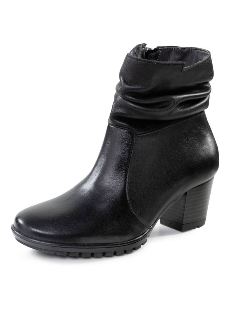 ELENA EDEN, modische Damen-Stiefeletten, Weite G, mit herausnehmbarem Fußbett, Schwarz, Größe 37 von ELENA EDEN