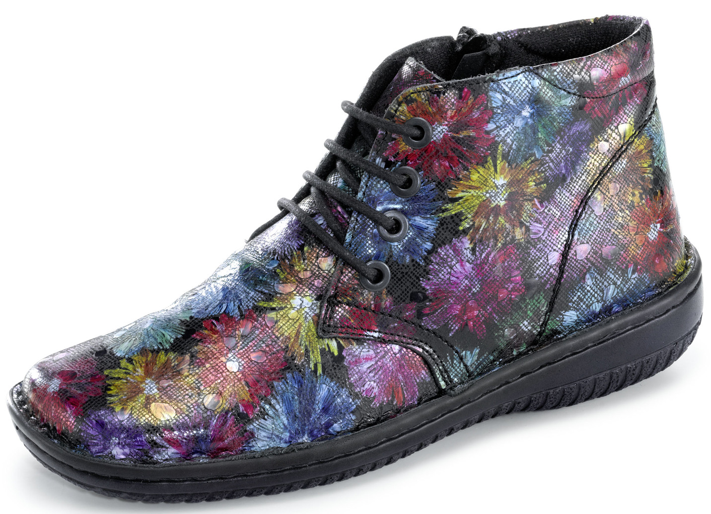 ELENA EDEN, schicke Damen-Boots, Weite G, mit herausnehmbarem Fußbett, Multicolor, Größe 41 von ELENA EDEN