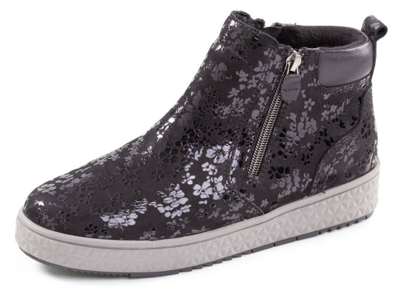 ELENA EDEN, schicke Damen-Boots, Weite H, mit herausnehmbarem Fußbett, Schwarz, Größe 38 von ELENA EDEN