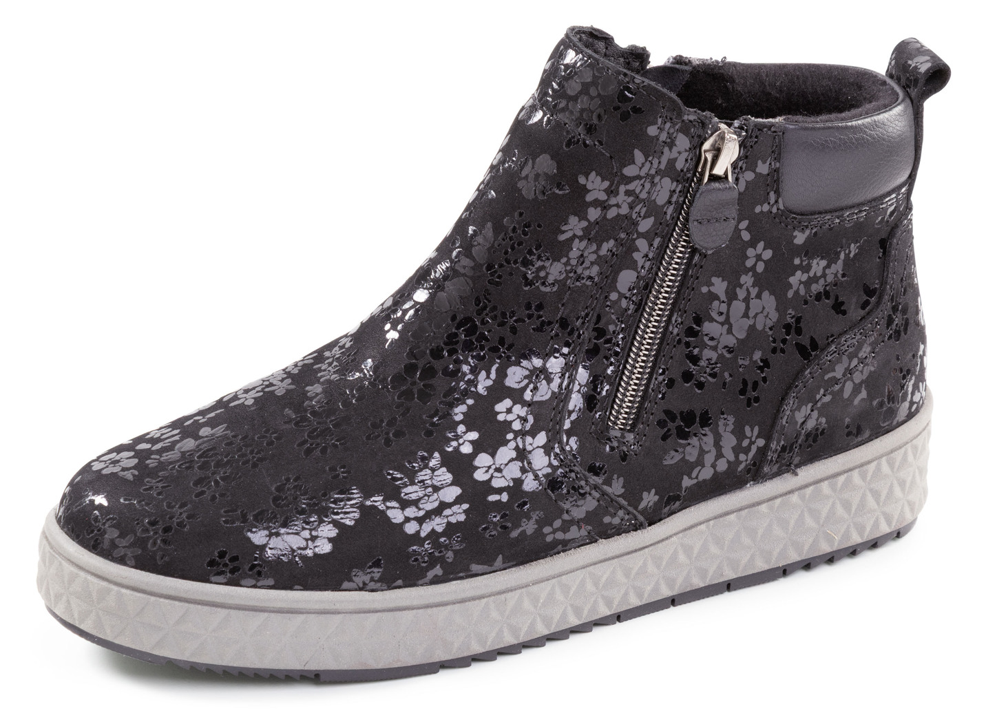 ELENA EDEN, schicke Damen-Boots, Weite H, mit herausnehmbarem Fußbett, Schwarz, Größe 41 von ELENA EDEN