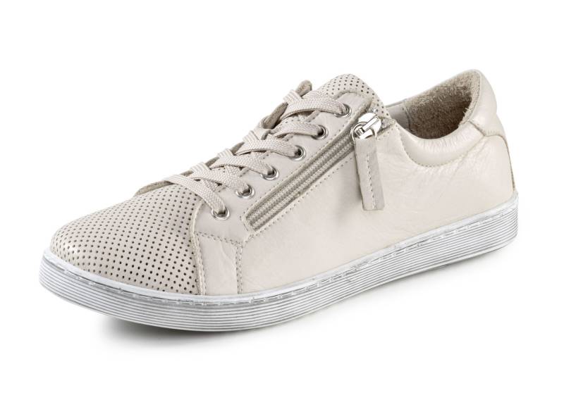 ELENA EDEN, sommerliche Damen-Schnürschuhe, mit herausnehmbarem Fußbett, Beige, Größe 40 von ELENA EDEN