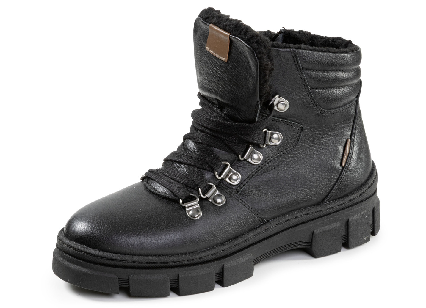 ELENA EDEN, warme Damen-Boots, Winterschuhe, Weite H, mit herausnehmbarem Fußbett, Schwarz, Größe 36 von ELENA EDEN