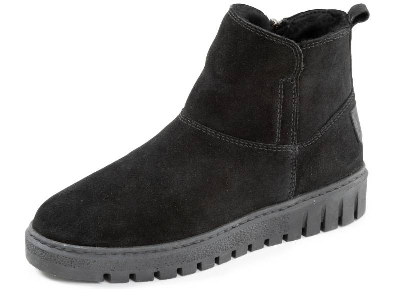 ELENA EDEN, warme Damen-Stiefeletten, Winterschuhe, Weite H, mit herausnehmbarem Fußbett, Schwarz, Größe 41 von ELENA EDEN