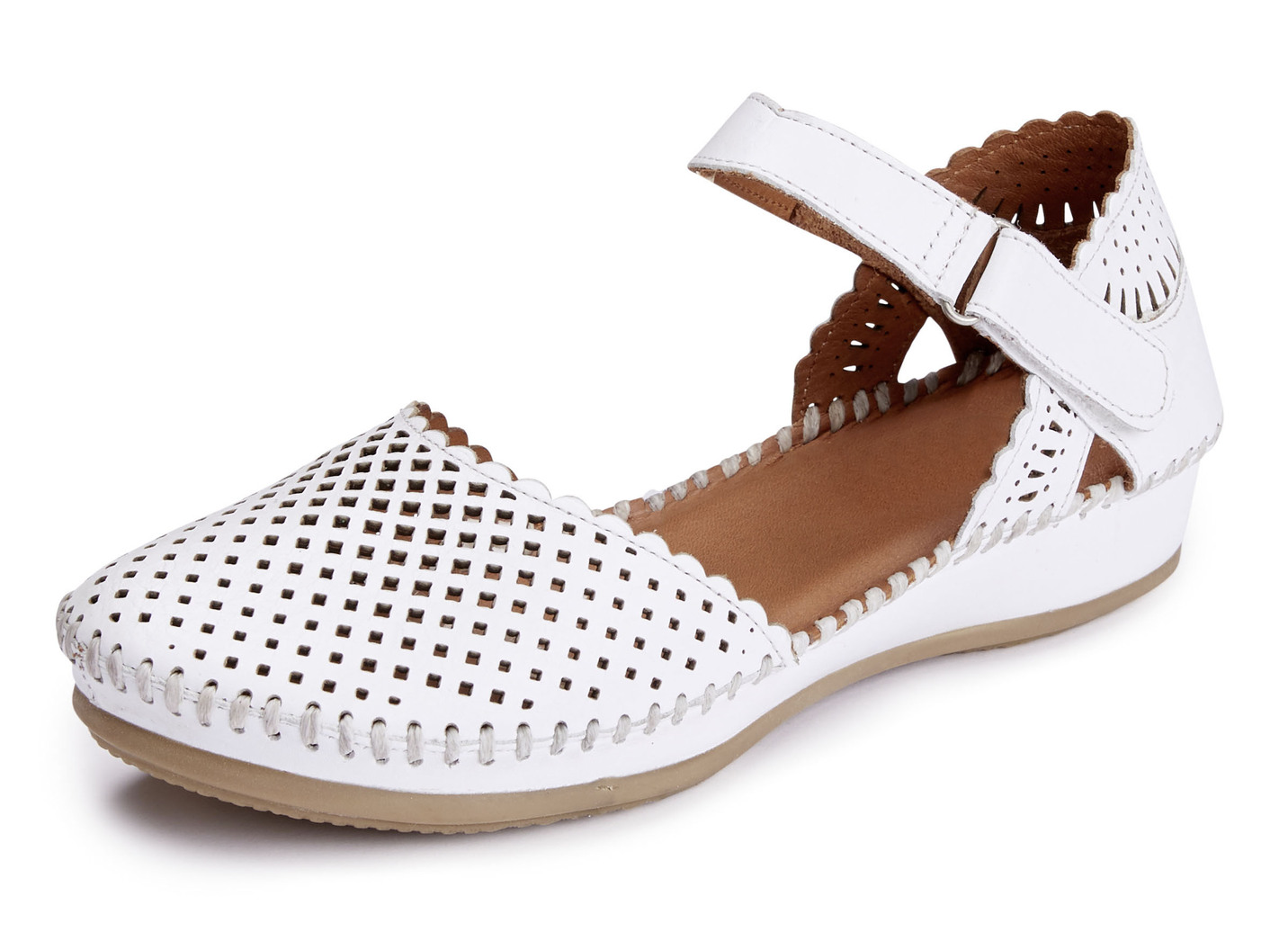 ELENA EDEN, sommerliche Damen-Sandalen, Weite G, aus Leder, Weiss, Größe 42 ELENA EDEN, sommerliche Damen-Sandalen, Weite G, aus Leder, Weiss, Größe 42 von ELENA EDEN
