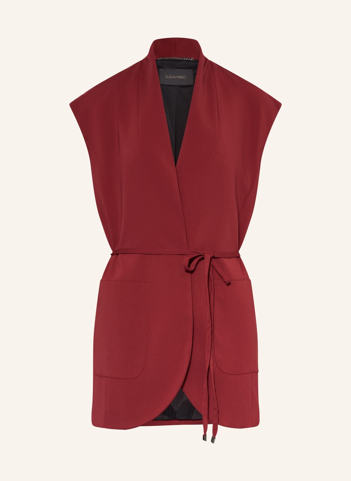 Elena Miro Blazerweste rot von ELENA MIRO
