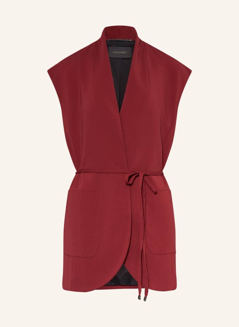 Elena Miro Blazerweste rot von ELENA MIRO