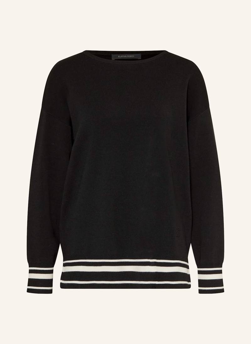 Elena Miro Oversized-Pullover weiss von ELENA MIRO