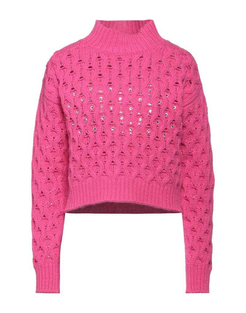 ELEONORA GOTTARDI Rollkragenpullover Damen Fuchsia von ELEONORA GOTTARDI