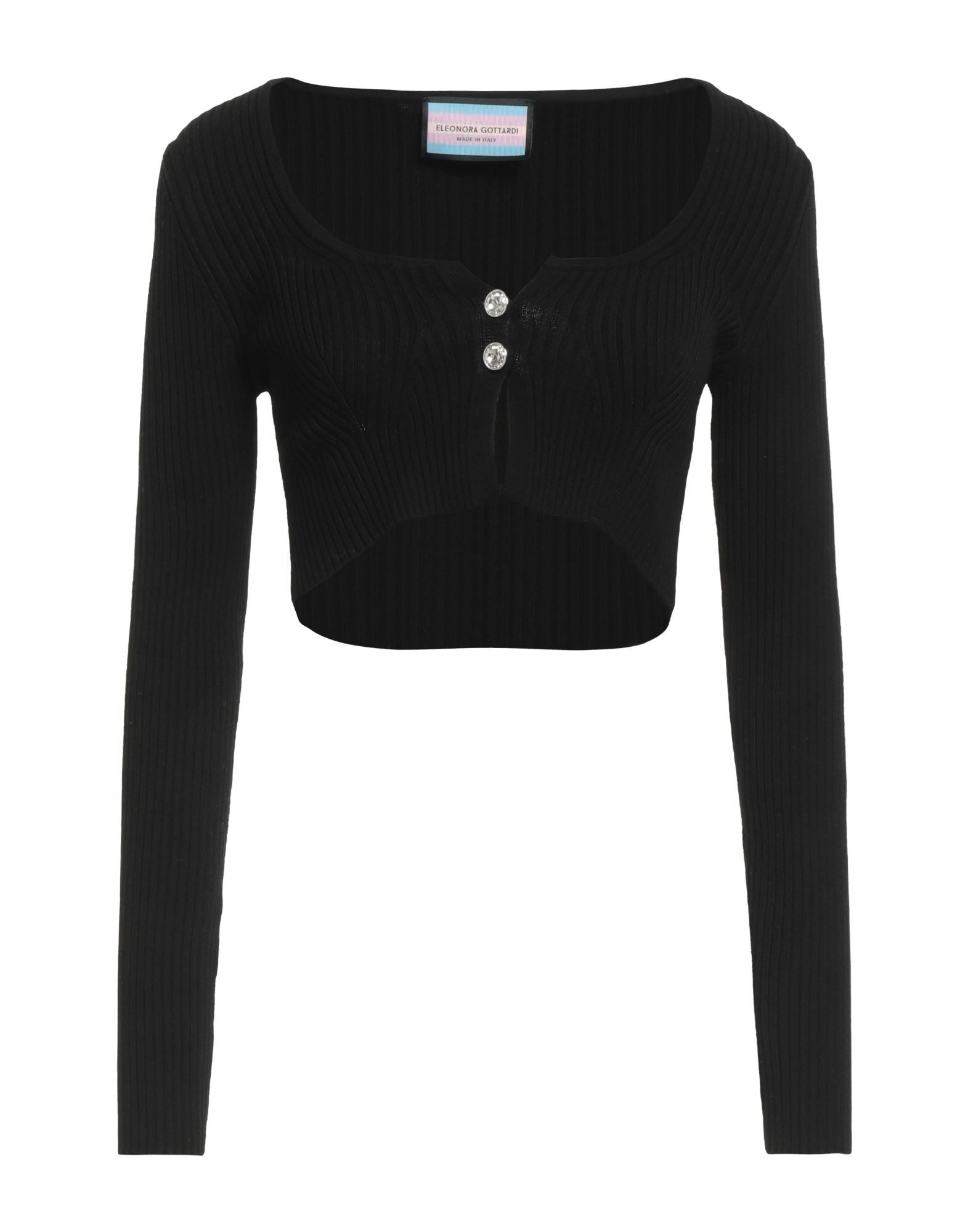 ELEONORA GOTTARDI Strickjacke Damen Schwarz von ELEONORA GOTTARDI