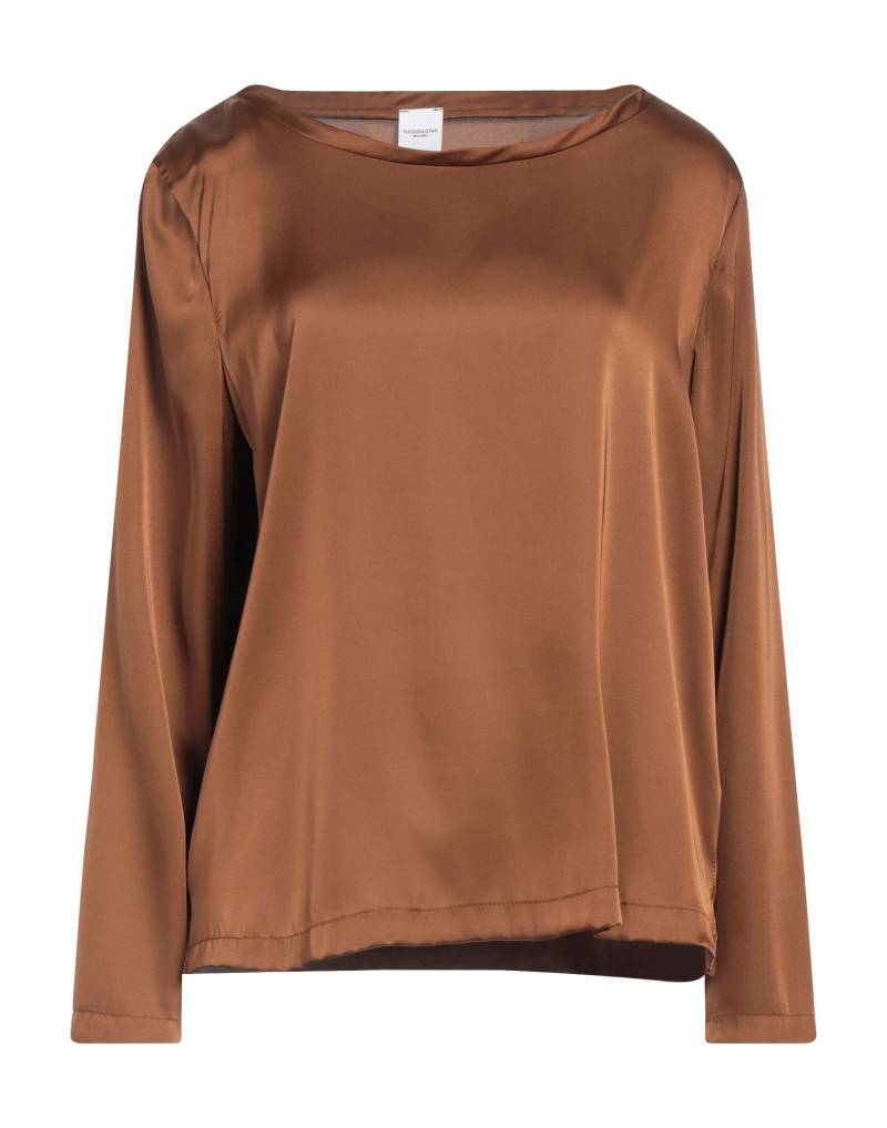 ELEONORA STASI Top Damen Braun von ELEONORA STASI
