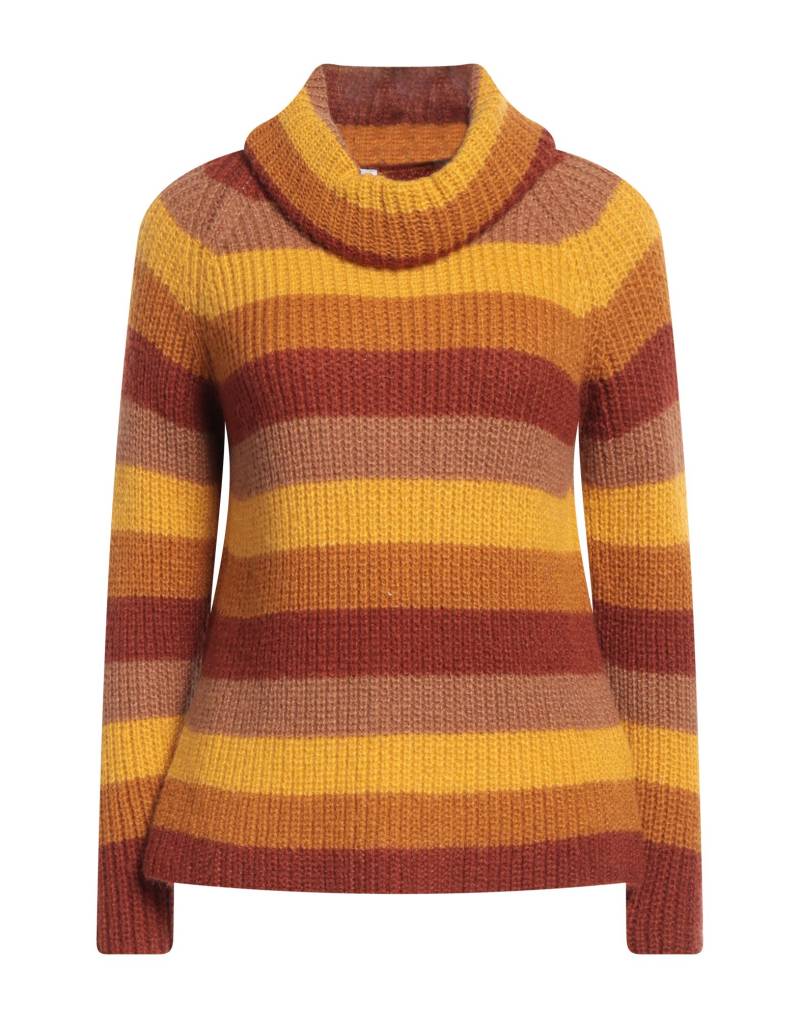 ELEONORA STASI Rollkragenpullover Damen Braun von ELEONORA STASI