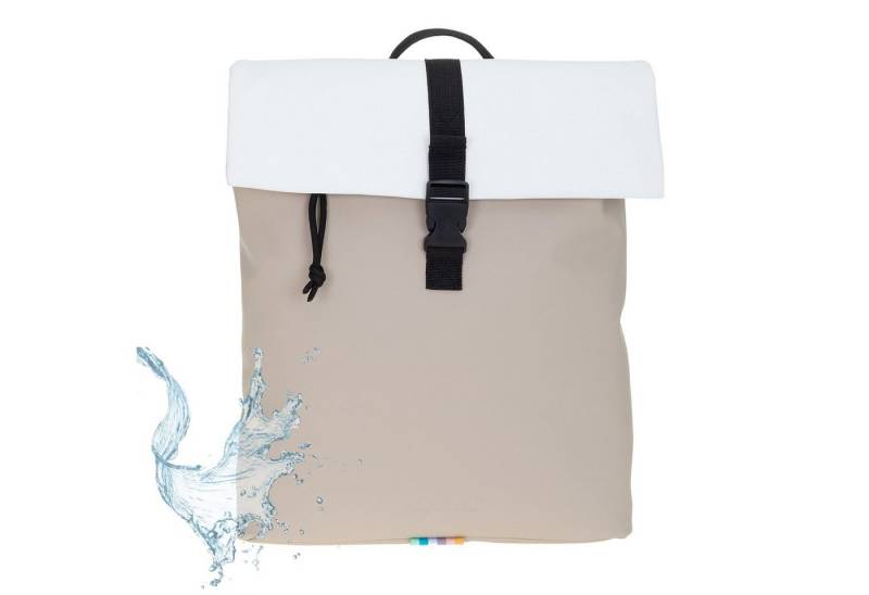 ELEPHANT Cityrucksack Takskal 12820 Damenrucksack wasserabweisend aus Plane, Rucksack Damen Handtasche iPad Tasche Geheimfach + Schlüsselbörse von ELEPHANT