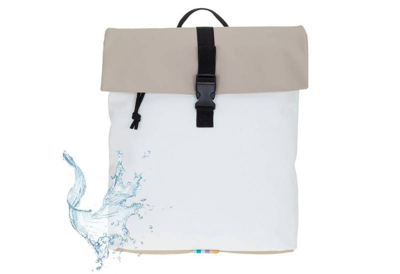 ELEPHANT Cityrucksack Takskal 12820 Damenrucksack wasserabweisend aus Plane, Rucksack Damen Handtasche iPad Tasche Geheimfach + Schlüsselbörse von ELEPHANT