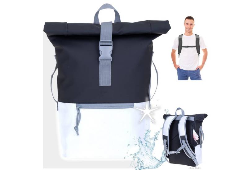 ELEPHANT Freizeitrucksack Time Bag Reflecitve Signal Neon Arbeitsrucksack, Rucksack Laptoprucksack Daypack wasserabweisend Freizeit Bag von ELEPHANT