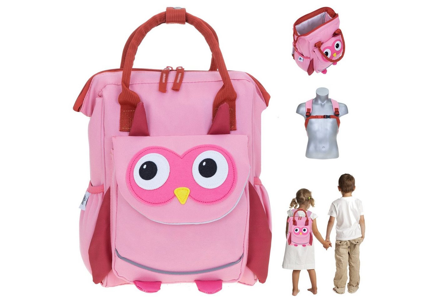 ELEPHANT Kinderrucksack Kids Rucksack Klappöffnung Kinder, Rucksack klein Kindergartenrucksack Kindertasche von ELEPHANT