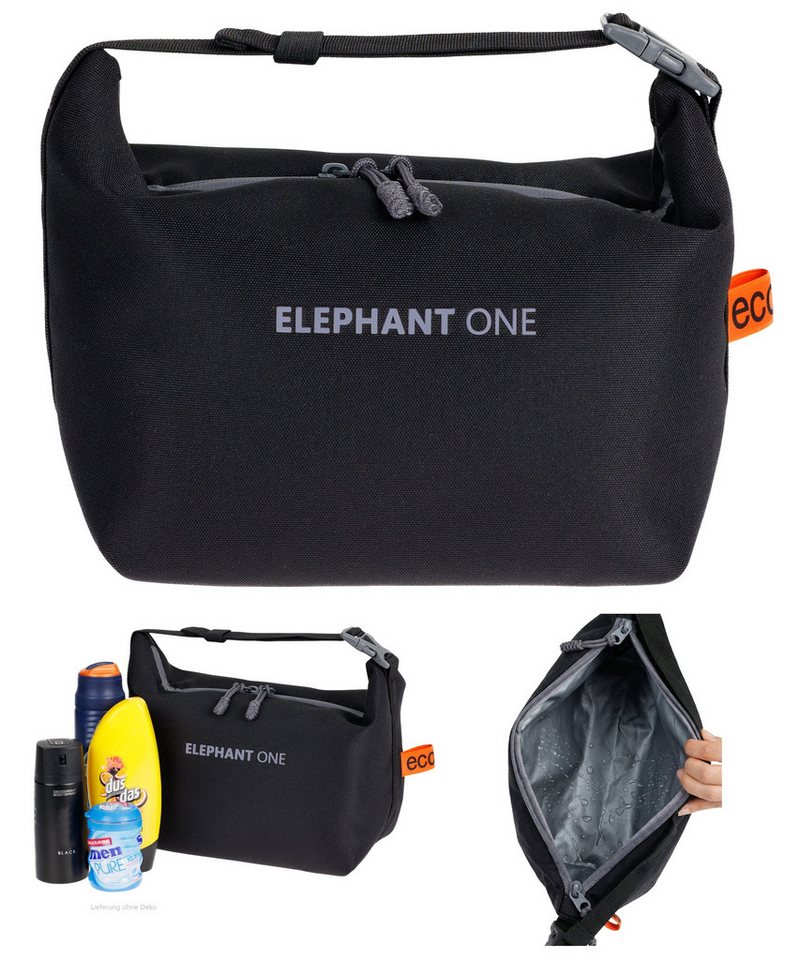 ELEPHANT Kulturbeutel Kulturtasche groß Kosmetiktasche Washbag wasserabweisend, Reisetasche Saunatasche Sport Reise Travel One ECO 13130 von ELEPHANT