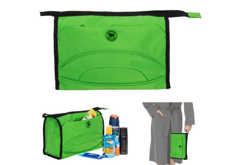 ELEPHANT Kulturbeutel groß Kulturtasche Washbag Color Kosmetiktasche, Damen Herren Sauna Sport Reise Tasche Bag von ELEPHANT