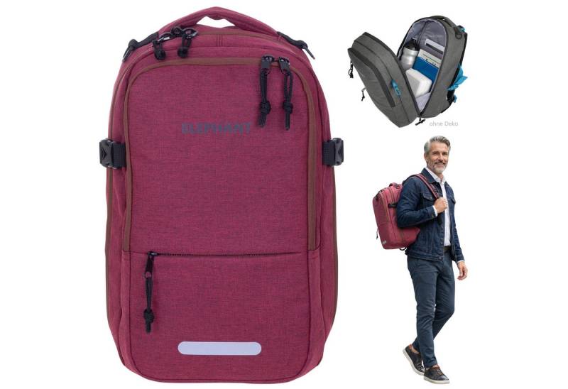 ELEPHANT Rucksack Flugzeug Handgepäck Damen Herren 40x25x20 cm Ryanair, Kabine Reise Reiserucksack Daypack 20 L Gepäck Travel small von ELEPHANT