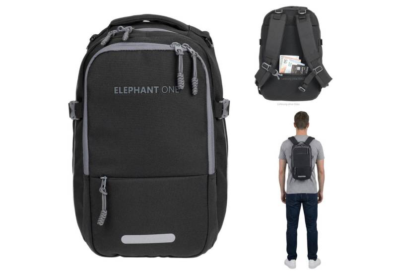 ELEPHANT Rucksack Flugzeug Handgepäck Damen Herren 40x25x20 cm Ryanair, Kabine Reise Reiserucksack Daypack 20 L Gepäck Travel small von ELEPHANT