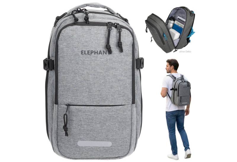 ELEPHANT Rucksack Flugzeug Handgepäck Damen Herren 40x25x20 cm Ryanair, Kabine Reise Reiserucksack Daypack 20 L Gepäck Travel small von ELEPHANT