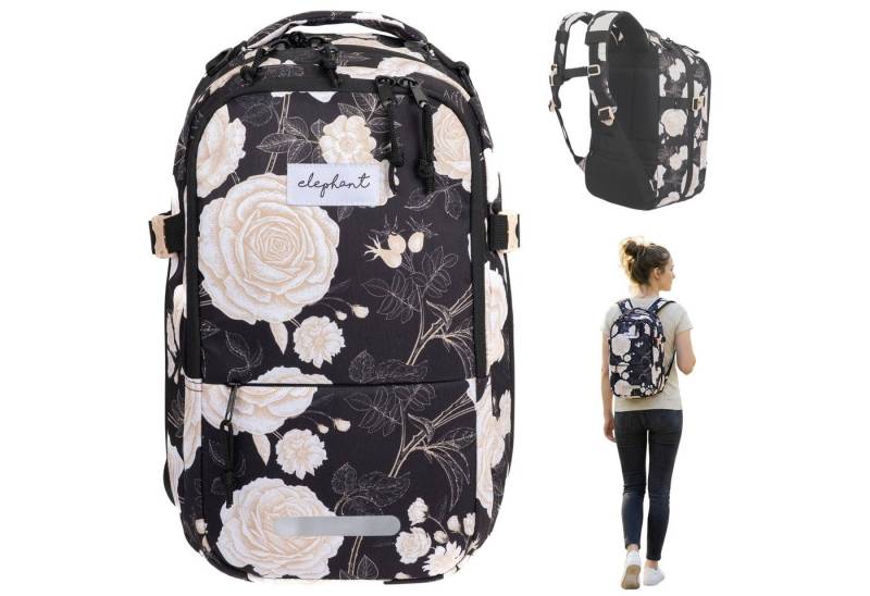 ELEPHANT Rucksack Flugzeug Handgepäck Damen Herren 40x25x20 cm Ryanair, Kabine Reise Reiserucksack Daypack 20 L Gepäck Travel small von ELEPHANT