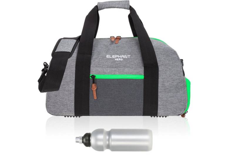 ELEPHANT Sporttasche Hero Signature Sporttaschen, Tasche mit Schuhfach, Schule + Trinkflasche von ELEPHANT