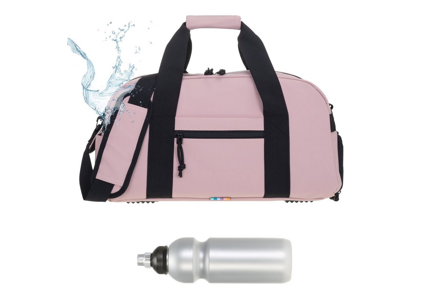 ELEPHANT Sporttasche Hydro Gym Sport Tasche Herren Damen wasserabweisend aus Plane, Reisetasche Schuhfach Handgepäck Weekender 46 cm von ELEPHANT