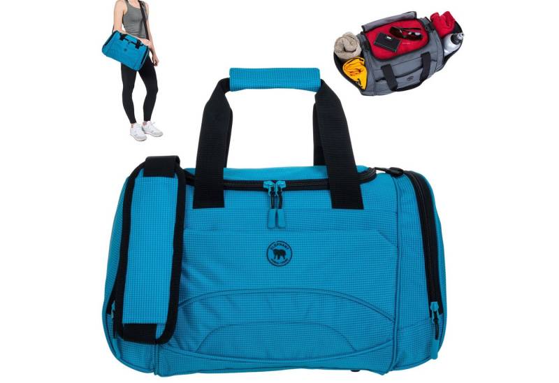 ELEPHANT Sporttasche klein Damen Herren Kinder Fitness Tasche 42 cm small, Color Sport Reise Schule Fitness Gym + Flasche von ELEPHANT