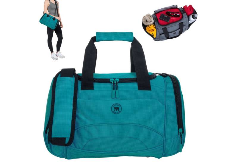 ELEPHANT Sporttasche klein Damen Herren Kinder Fitness Tasche 42 cm small, Color Sport Reise Schule Fitness Gym + Flasche von ELEPHANT