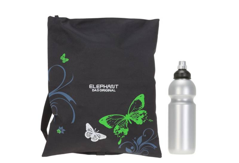 ELEPHANT Turnbeutel Sportbeutel Attach Bag Hero Signature Tasche, für Jungen Mädchen Schubeutel Gymbag + Trinkflasche von ELEPHANT