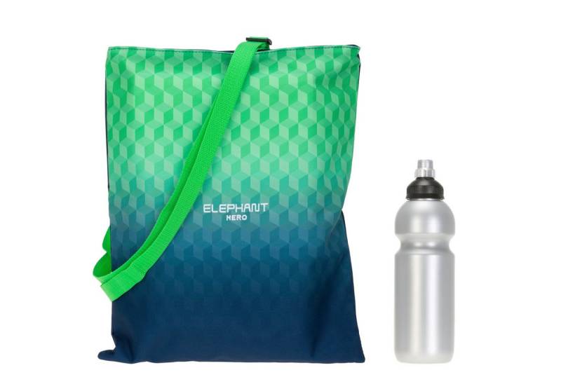 ELEPHANT Turnbeutel Sportbeutel Attach Bag Hero Signature Tasche, für Jungen Mädchen Schubeutel Gymbag + Trinkflasche ELEPHANT Turnbeutel Sportbeutel Attach Bag Hero Signature Tasche, für Jungen Mädchen Schubeutel Gymbag + Trinkflasche von ELEPHANT