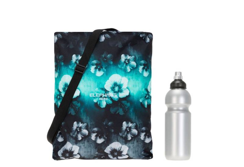 ELEPHANT Turnbeutel Sportbeutel Attach Bag Hero Signature Tasche, für Jungen Mädchen Schubeutel Gymbag + Trinkflasche von ELEPHANT
