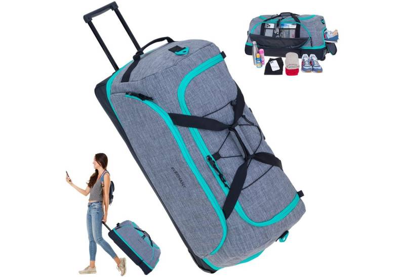ELEPHANT Weichgepäck-Trolley Cruiser Trolley 100-135 L Reisetasche Travel, Tasche Softcase Gepäck Reise Urlaub Trolly von ELEPHANT