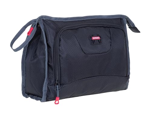Kulturtasche Washbag groß Damen Herren Elephant Trainer Large Kosmetiktasche Travel Reise Tasche Beautycase Kulturbeutel 4 L 1240 Auswahl + Beutel (Black (schwarz)) von Elephant