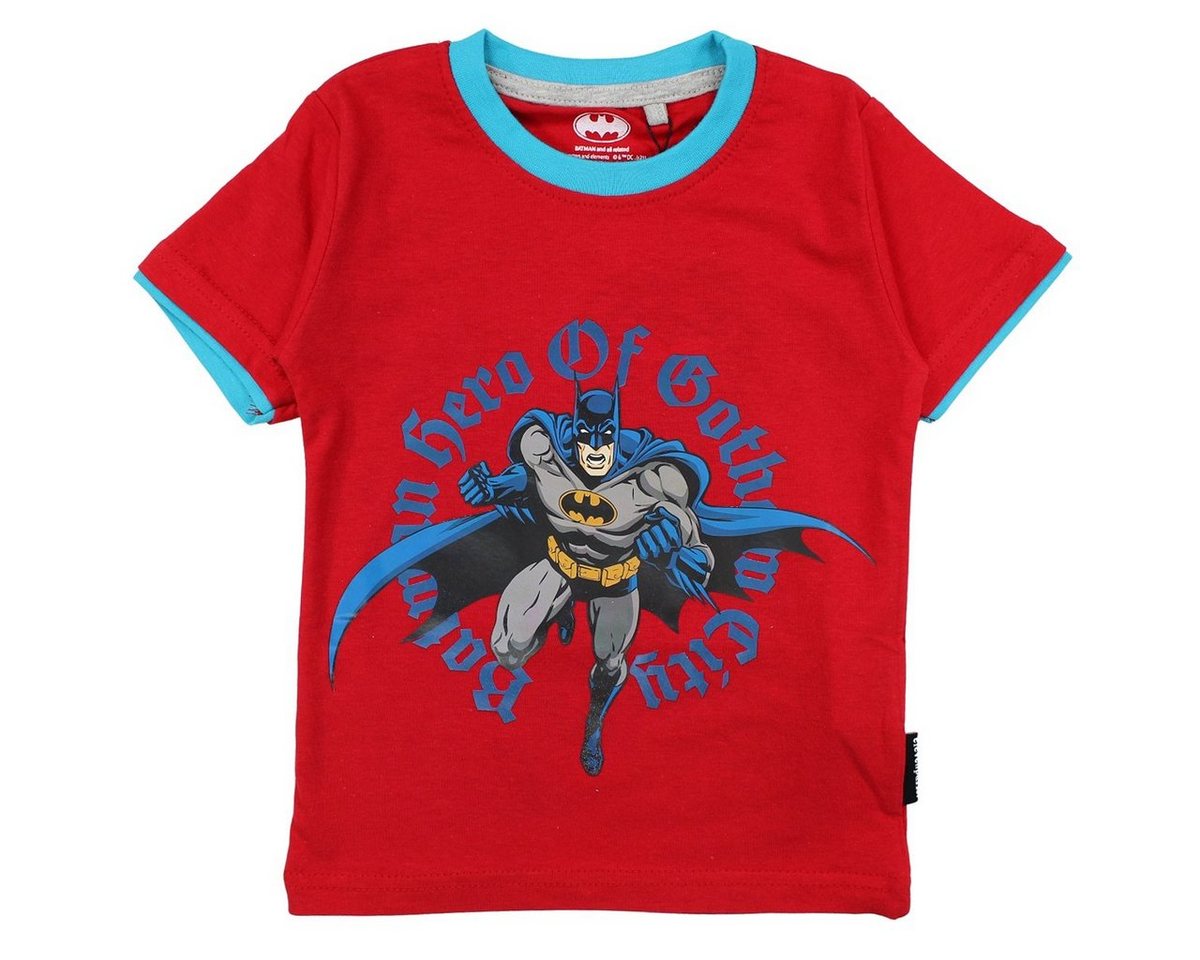 ELEVEN PARIS Print-Shirt DC Comics Batman Kinder Jungen T-Shirt Kurzarm Shirt Gr. 98 bis 152 von ELEVEN PARIS