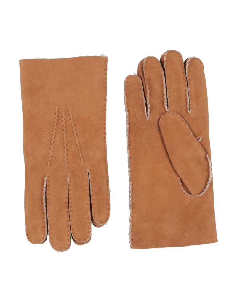 ELEVENTY Handschuhe Damen Kamel von ELEVENTY