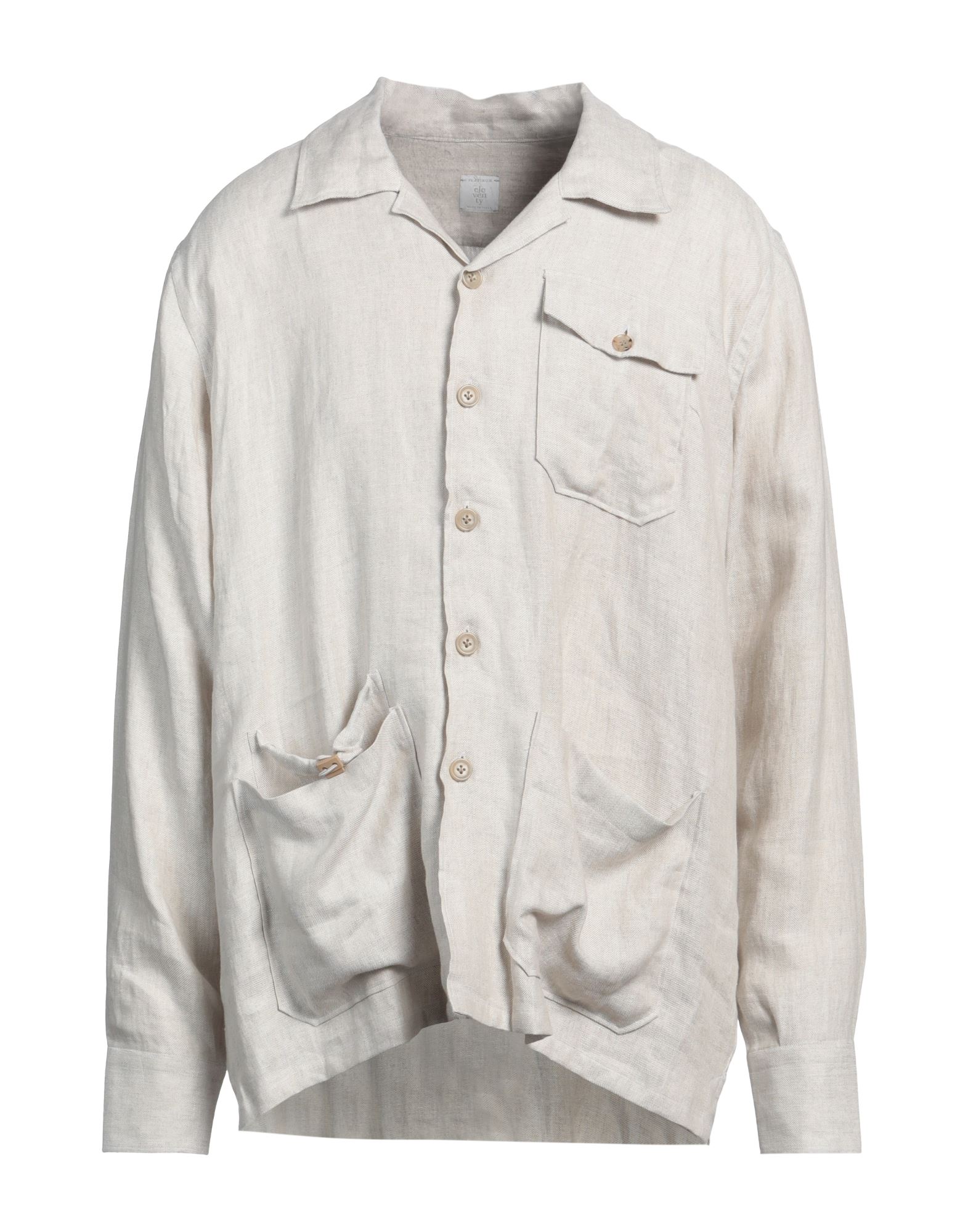 ELEVENTY Hemd Herren Beige von ELEVENTY