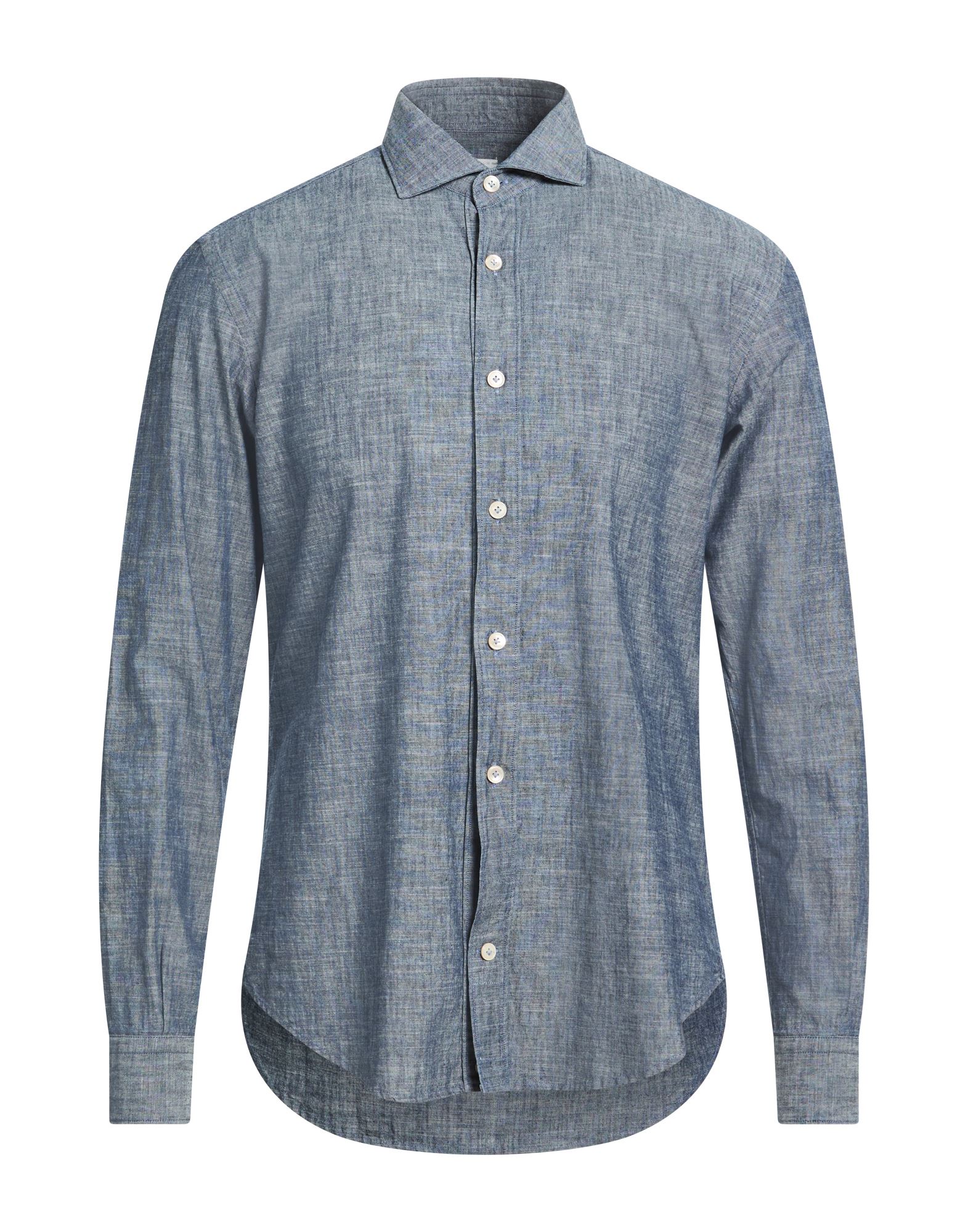 ELEVENTY Hemd Herren Blau von ELEVENTY