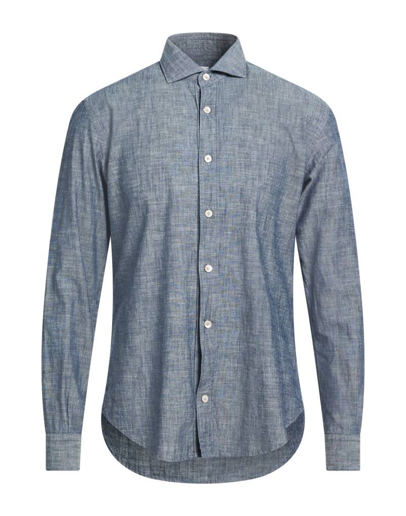 ELEVENTY Hemd Herren Blau von ELEVENTY