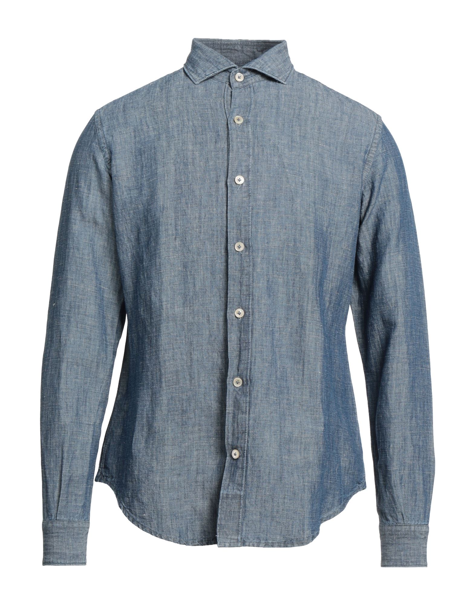 ELEVENTY Hemd Herren Blau von ELEVENTY