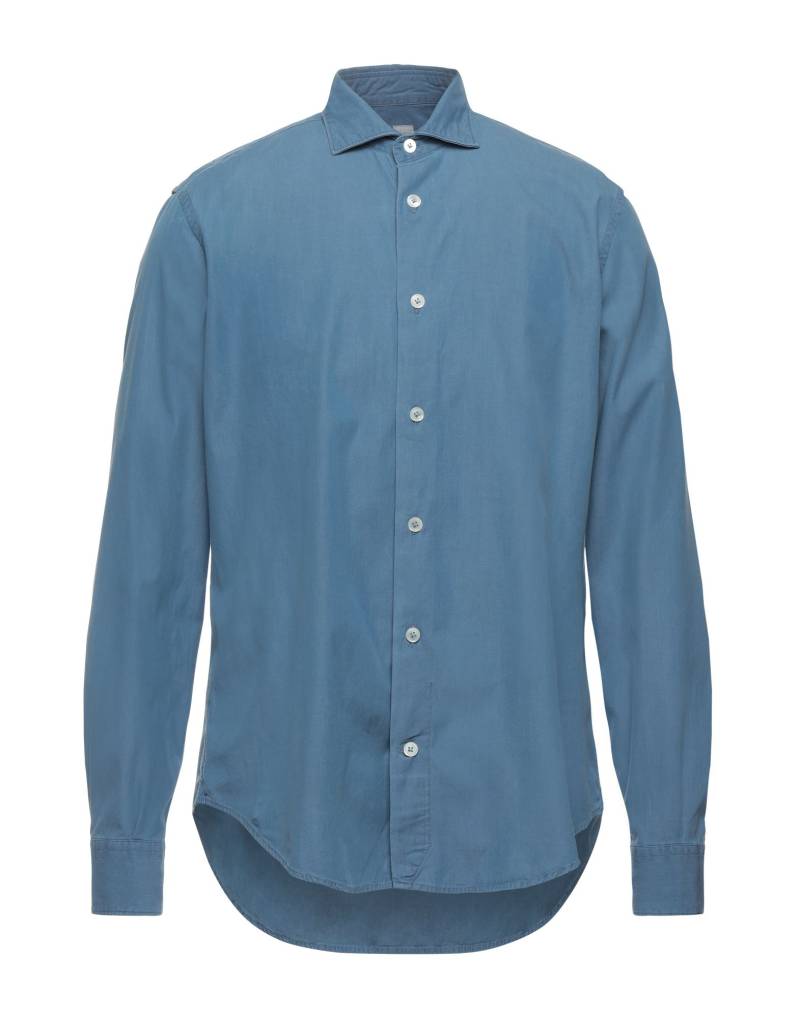 ELEVENTY Hemd Herren Blaugrau von ELEVENTY