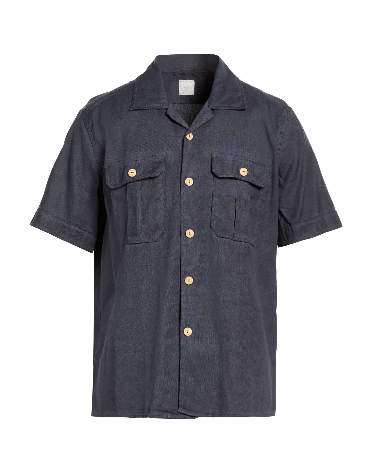 ELEVENTY Hemd Herren Marineblau von ELEVENTY