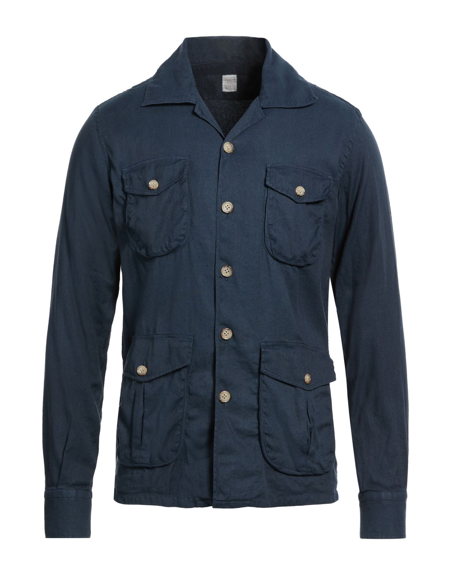 ELEVENTY Hemd Herren Marineblau von ELEVENTY