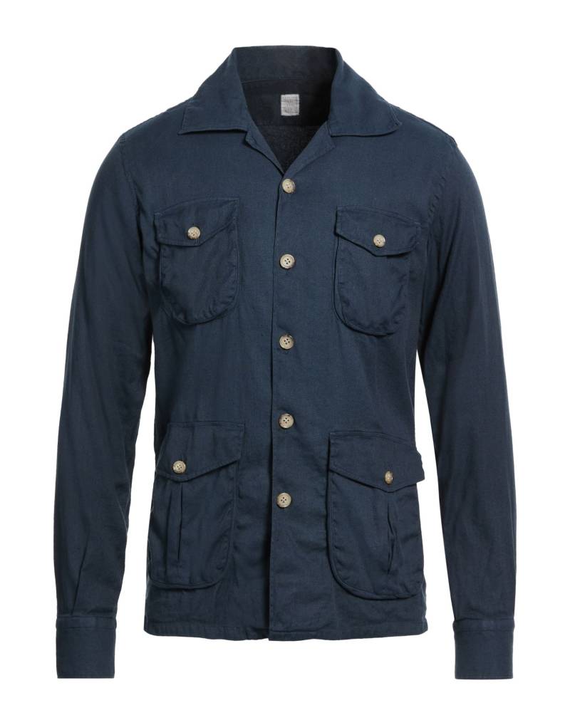 ELEVENTY Hemd Herren Marineblau von ELEVENTY