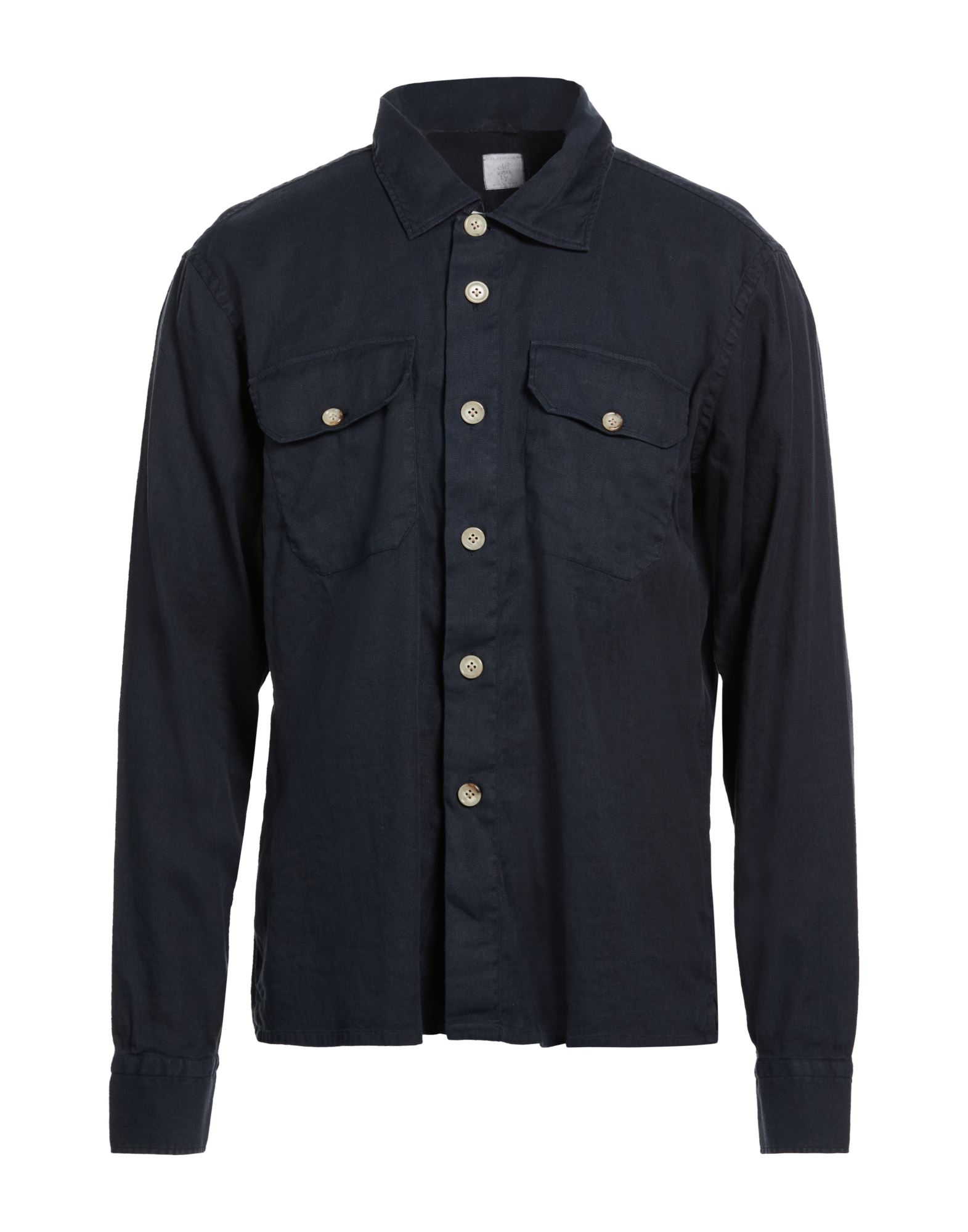 ELEVENTY Hemd Herren Marineblau von ELEVENTY